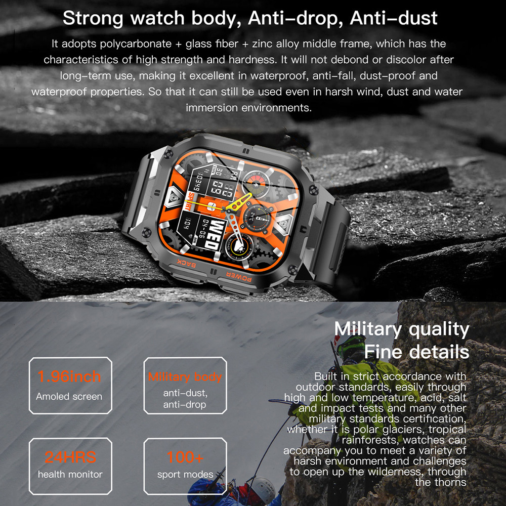K61 Pro Smart Watch Men Women  - Smartwatch Watches For Women With Gps recension och pris