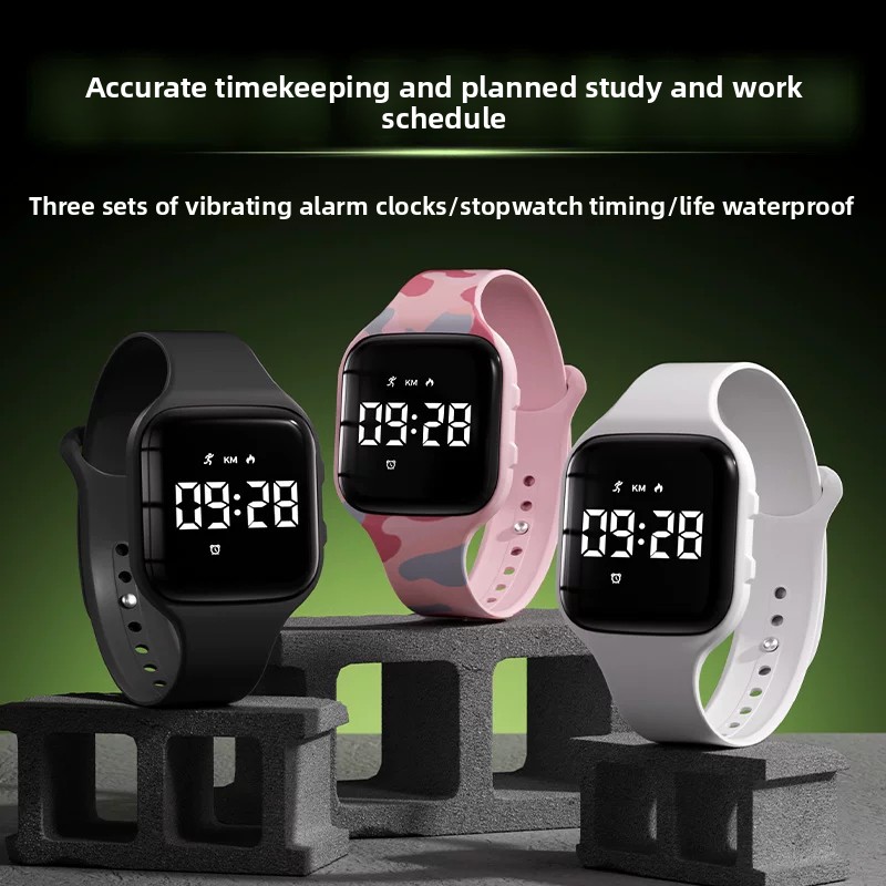Kids LED Digital Silent Vibrat - Smartwatch Watches For Kids recension och pris