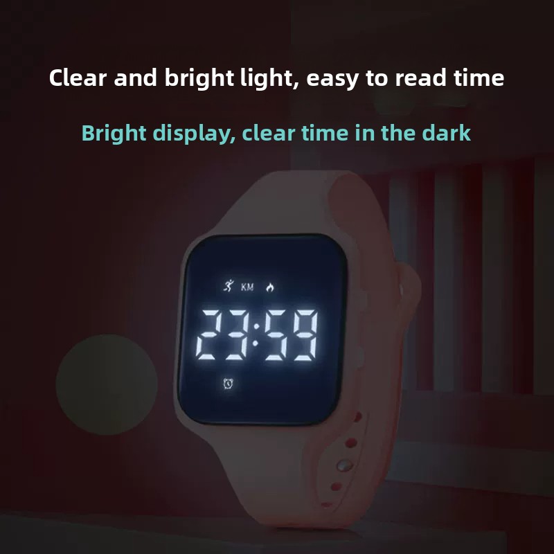 Kids LED Digital Silent Vibrat - Smartwatch Watches For Kids recension och pris