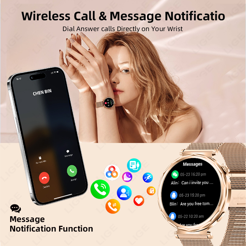 LIGE Smart Watch Women For Xia - Watches Ladies Smartwatch recension och pris