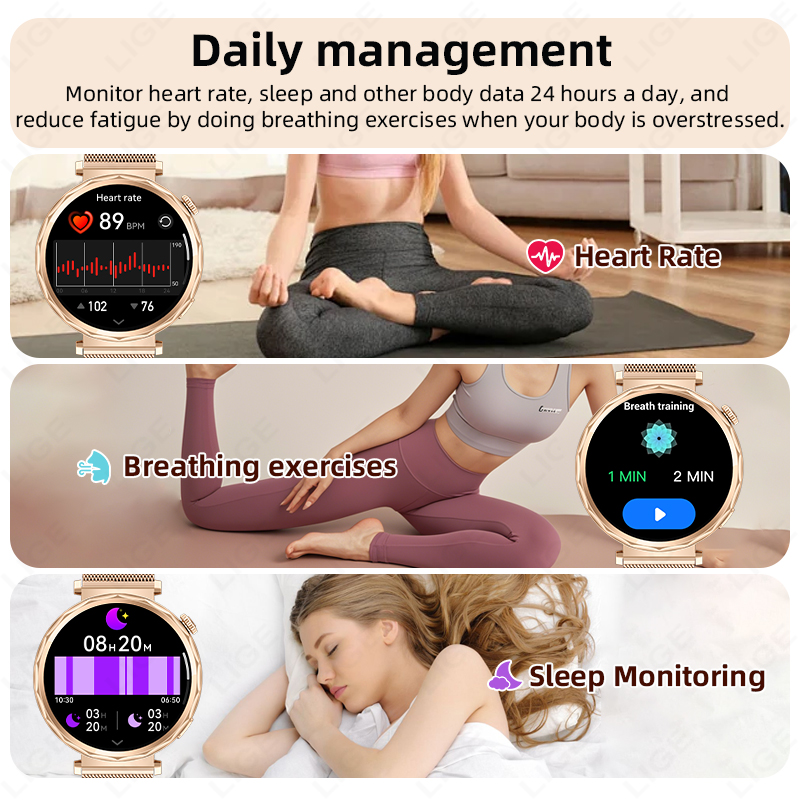 LIGE Smart Watch Women For Xia - Watches Ladies Smartwatch recension och pris