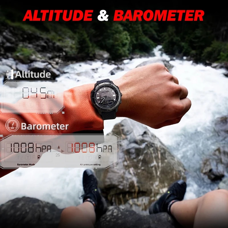 NORTH EDGE 2026 THARSIS Men's  - Altimeter Compass Watch recension och pris