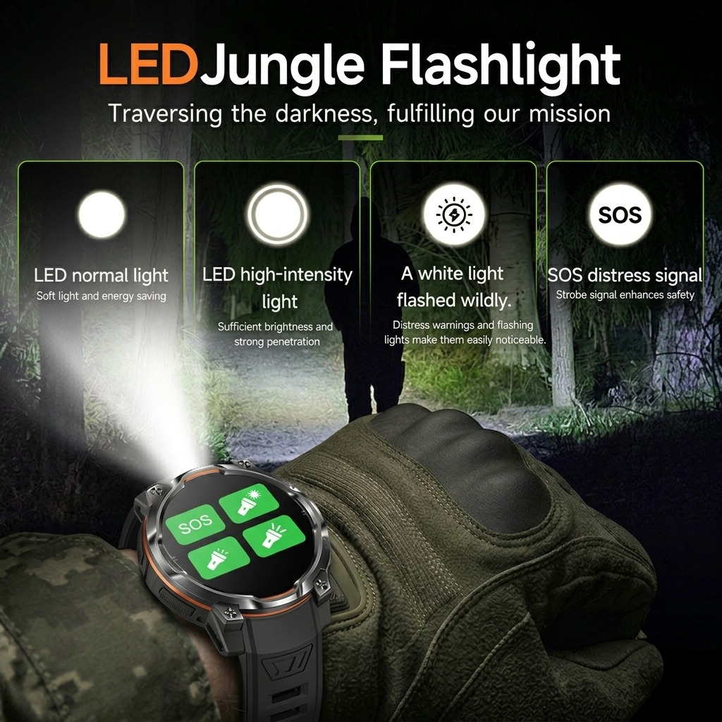 VWAR Military Smart Watch Buil - Watch Vs Smartwatch recension och pris