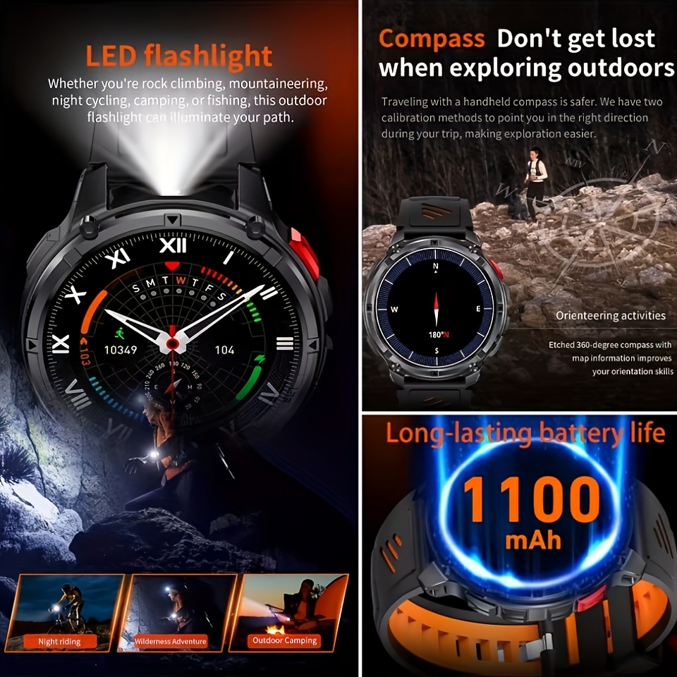 New T-REX3 Ultra 1100mAh Batte - Altimeter Compass Watch recension och pris