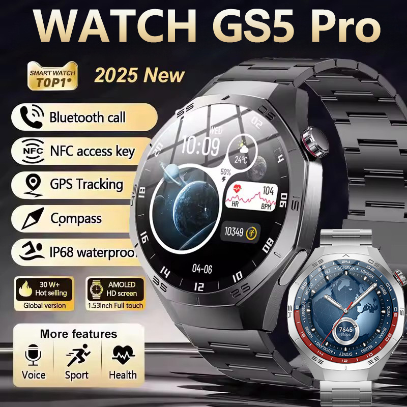 Original GS5 Pro GPS Sports IP - Smartwatch Watches For Women With Gps recension och pris