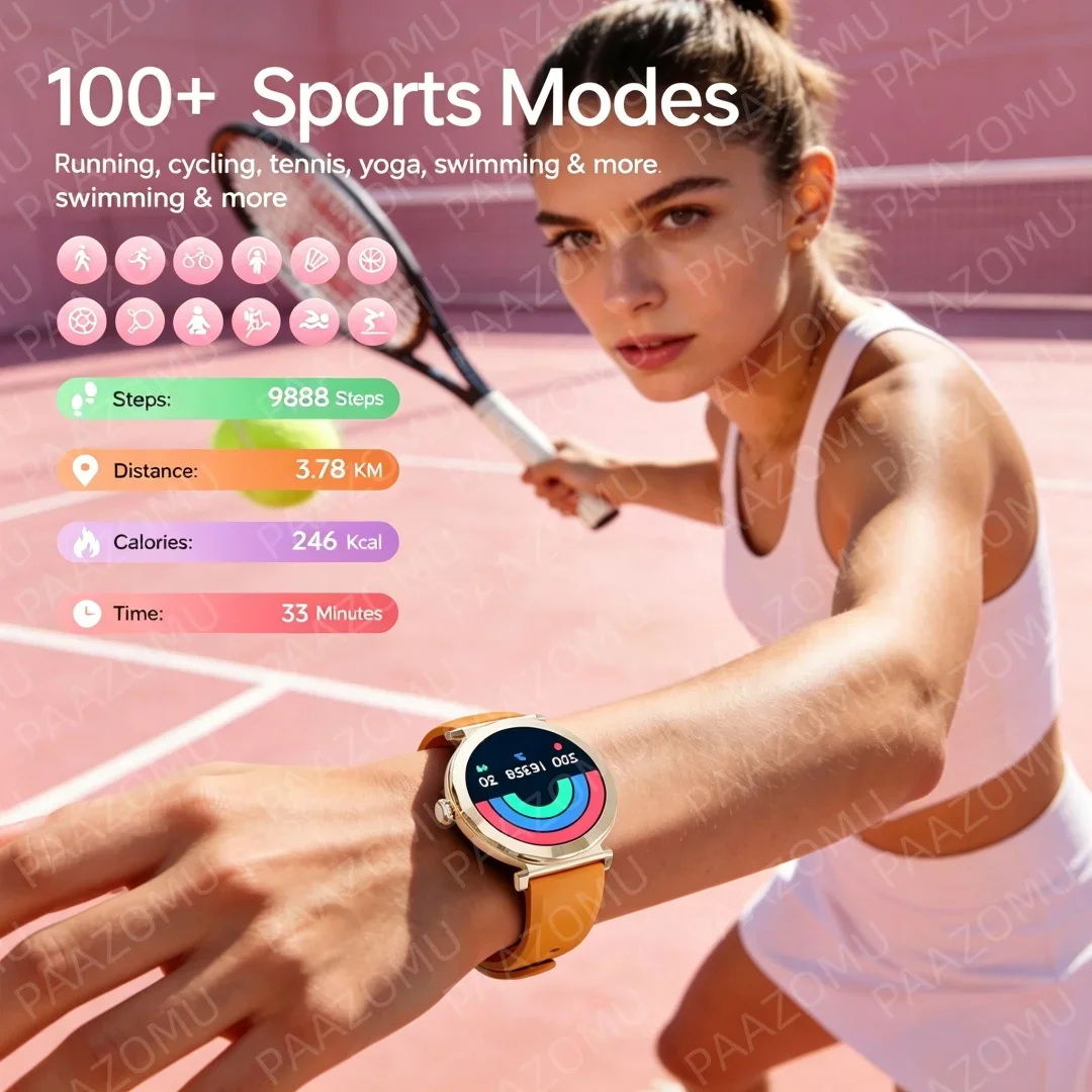 Rose Gold Ladies Smartwatch 20 - Watches Ladies Smartwatch recension och pris