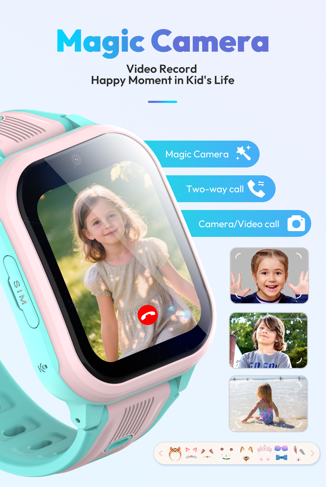 KT41 Smart Watch - 4G Phone Ch - Smartwatch Watches For Girls recension och pris