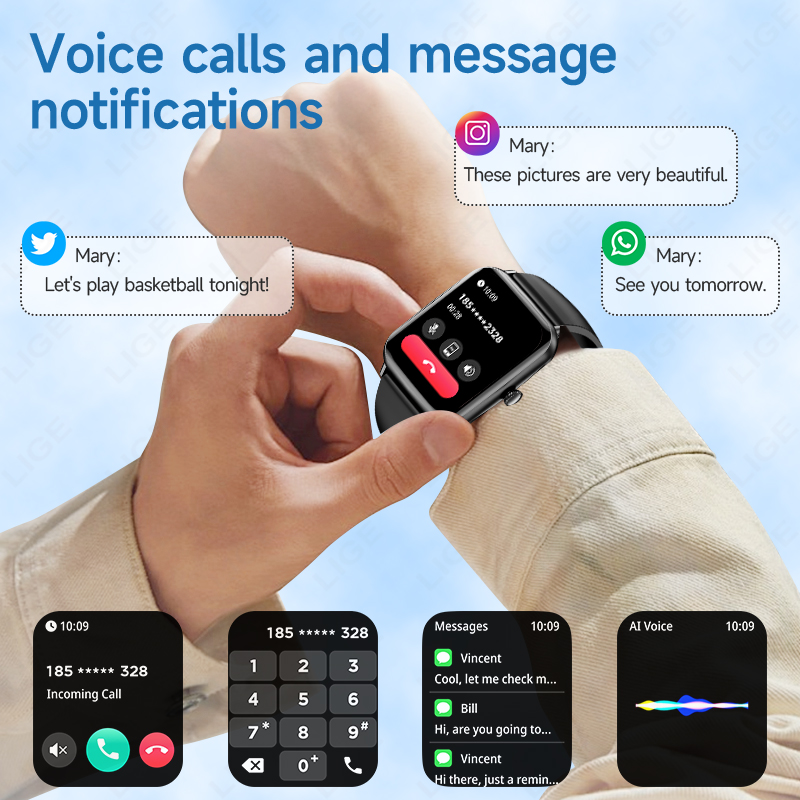LIGE Smart Watch for Women Men - Watches Ladies Smartwatch recension och pris