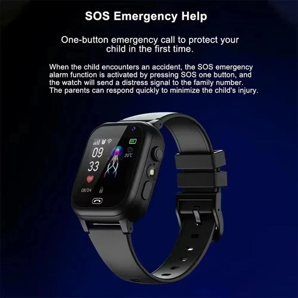Lenovo 2026 New 4G GPS Kids Sm - Smartwatch Watches For Kids With Gps recension och pris