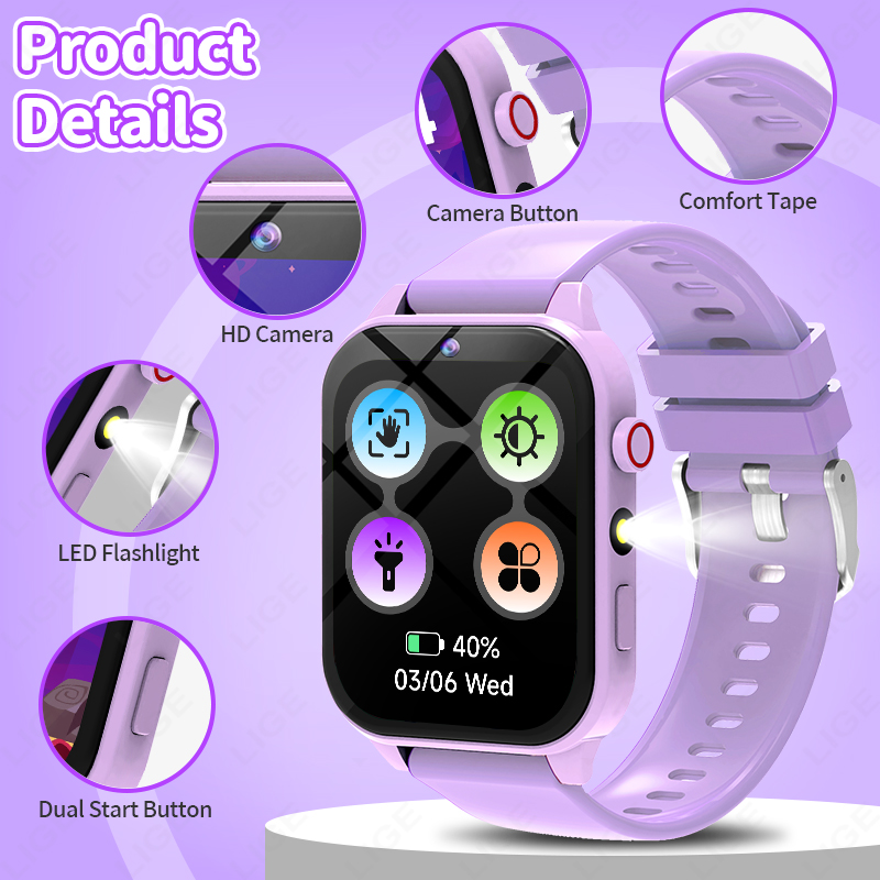 LIGE New Kids Smart Watch Wate - Smartwatch Watches For Girls recension och pris